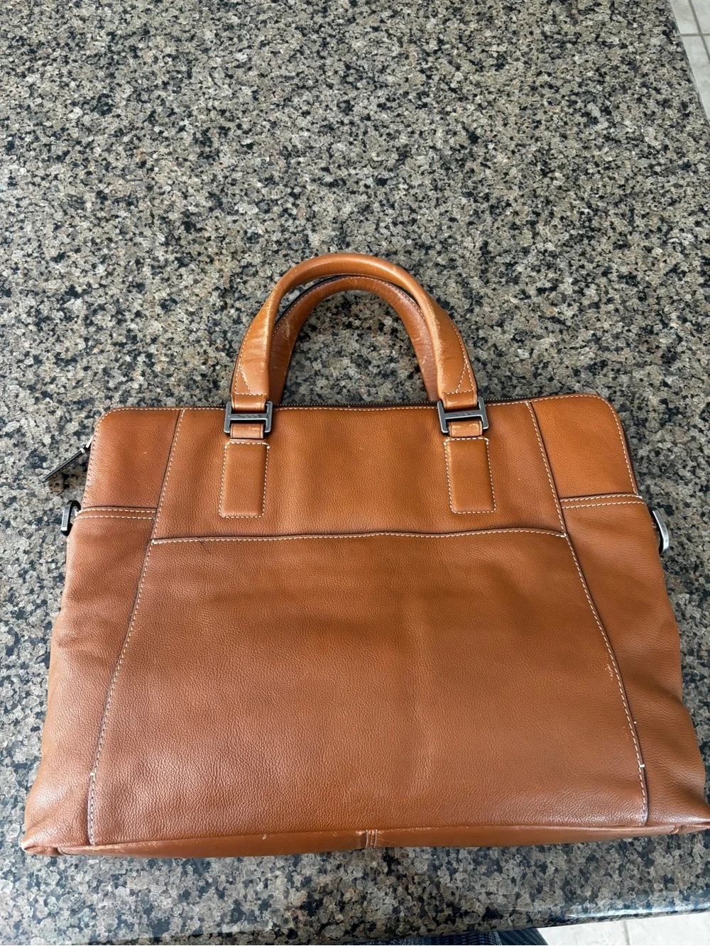 Tumi classic leather